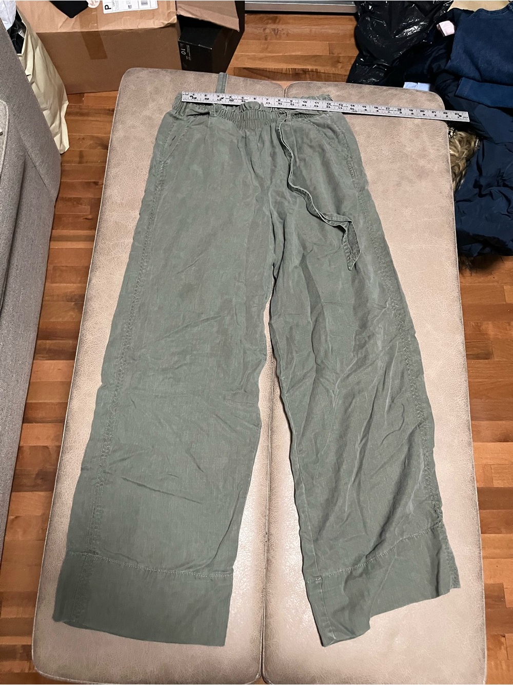Know Rose women  Olive Green Drawstring Casual Pants